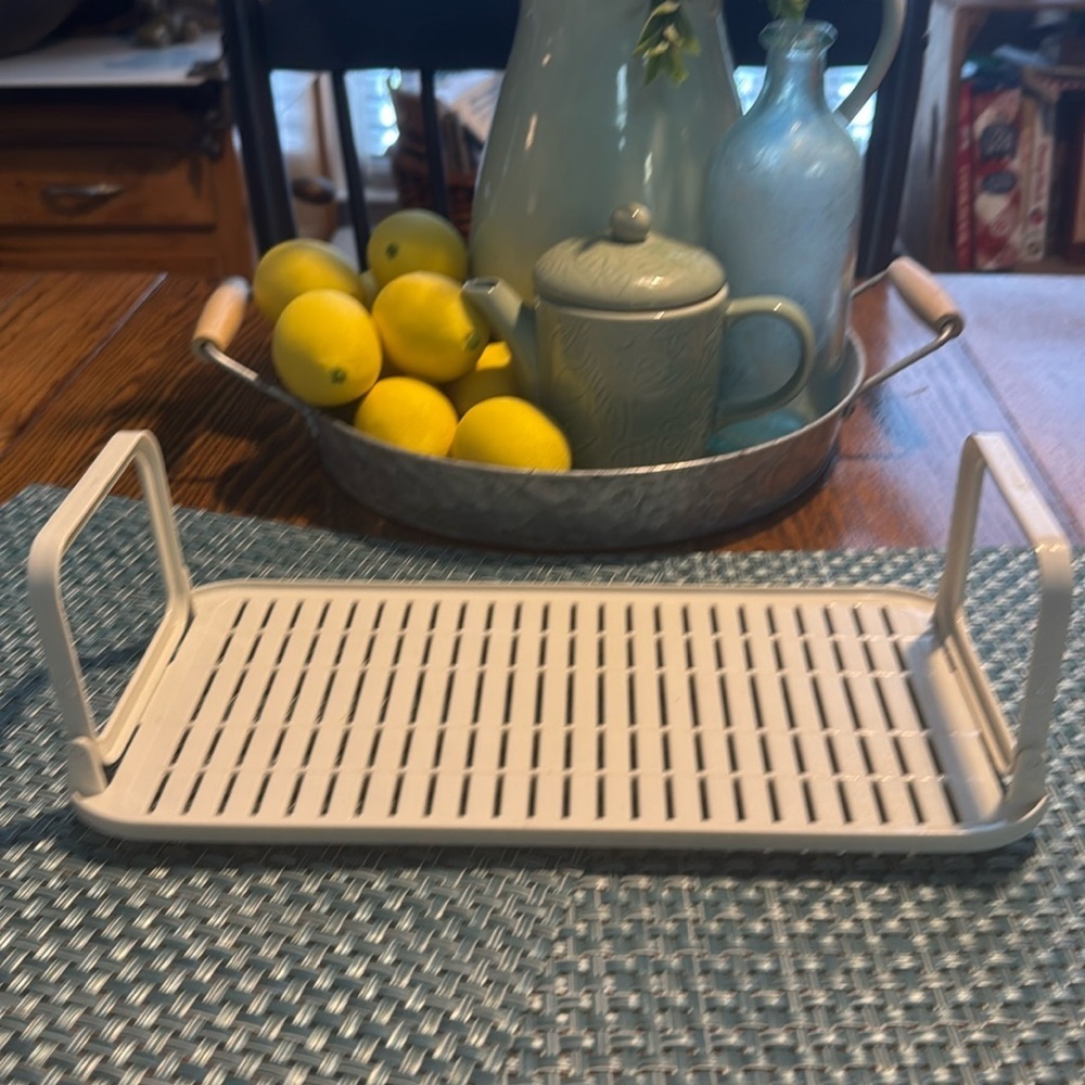 Vintage Tupperware Modular Mates Produce Manager 2 Way Tray Grid Rack Handles